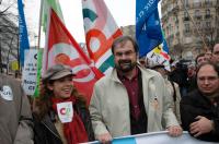 Tête de manif le 28 mars 2006