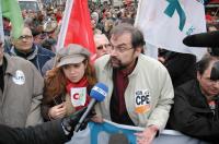 Tête de manif le 28 mars 2006