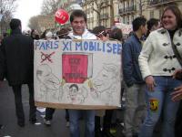 Caricature de Villepin Chirac Sarkozy brûlant le code du travail
