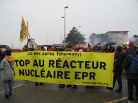 Manifestation contre l'EPR à Cherbourg