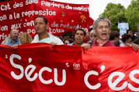 Manifestation pour la santé et la protection sociale à Paris