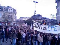 Manifestation contre le CPE à Rennes