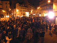 Rassemblement spontané soir du 31 mars