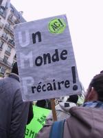 Manif contre le chômage. Décembre 2006