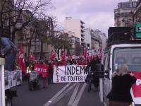 Manif contre le chômage. Décembre 2006