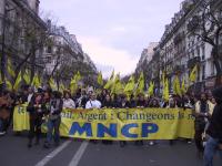 Manif contre le chômage. Décembre 2006