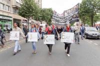 Manifestation à Paris pour la sauvegarde du régime de retraite