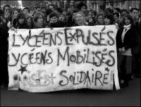 Manif lycéenne pour les sans-papiers