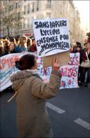 Manif lycéenne pour les sans-papiers