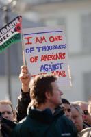 Non à la guerre en IRAK, manifestation à PARIS