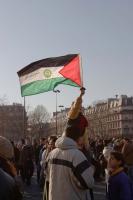 Non à la guerre en IRAK, manifestation à PARIS