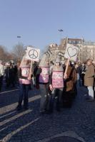 Non à la guerre en IRAK, manifestation à PARIS