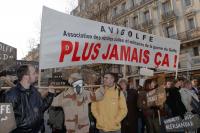 Non à la guerre en IRAK, manifestation à PARIS