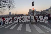 Non à la guerre en IRAK, manifestation à PARIS