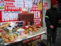 buffet froid dans l'air froid
