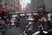 Manifestation contre la privatisation des services publics à Paris