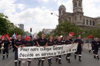 Manifestation contre la privatisation des services publics à Paris