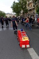 Manifestation contre la privatisation des services publics à Paris