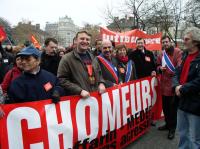 Manif chômeurs le 6/12/2003