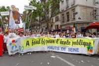 Manifestation à Paris pour la sauvegarde du régime retraite