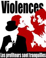 Affiche contre violences