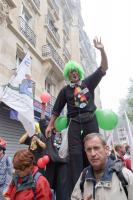 Manifestation à Paris pour la sauvegarde du régime retraite