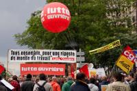Manifestation à Paris pour la sauvegarde du régime retraite