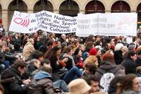 Manifestation pour la défense de la Culture