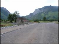 Chantier voie rapide dans la vallée d'Aspe (64)