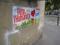 affiche fete de l'huma a paris