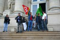 Amiens trois syndicalistes  assignés au tribunal
