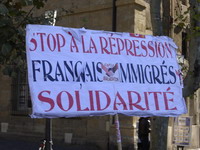 Manifestation de soutien à Florimond Guimard (Aix en Provence le 22 octobre 2007)