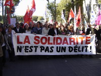 Manifestation de soutien à Florimond Guimard (Aix en Provence le 22 octobre 2007)