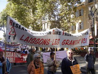 Manifestation de soutien à Florimond Guimard (Aix en Provence le 22 octobre 2007)