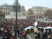 Rassemblement place de la Bastille