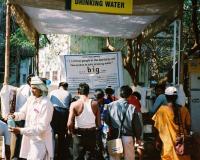 Stand d'eau potable pour l'accès à l'eau dans le monde