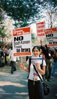 Coréens contre la guerre en Irak