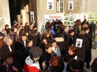 MANIFESTATION DEVANT LE PALAIS DE JUSTICE DE CHAMBERY