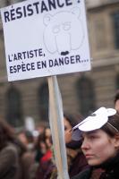 Manifestation pour la défense de la Culture