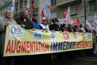 Manifestation intersyndicale 6 mars 2008