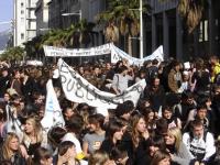 Manifestation lycéens à Toulon le 1er avril 2008