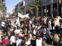 Manifestation lycéens à Toulon le 1er avril 2008