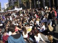 Manifestation lycéens à Toulon le 1er avril 2008