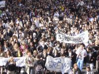 Manifestation lycéens à Toulon le 1er avril 2008