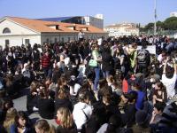 Manifestation lycéens à Toulon le 1er avril 2008