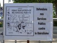 Journée de défense des services publics à Brignoles (83) samedi 14 juin 2008
