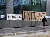 Journal ‘Le Monde’ en grève 17 avril 2008