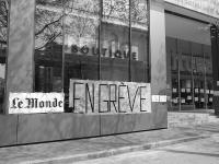 Journal ‘Le Monde’ en grève 17 avril 2008