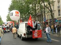 Manifestation contre la réforme des retraites .22 mai 2008.Paris