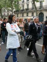 Manifestation contre la réforme des retraites .22 mai 2008.Paris